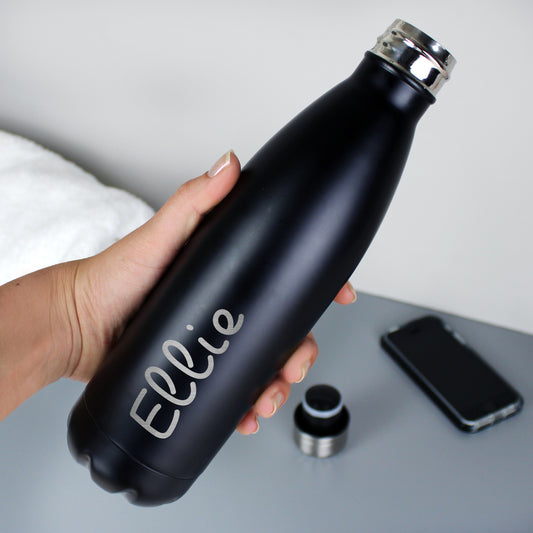 Personalised Name Only Metal Insulated Drinks Bottle