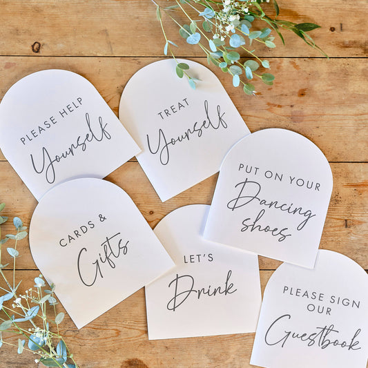 Wedding Table Signs